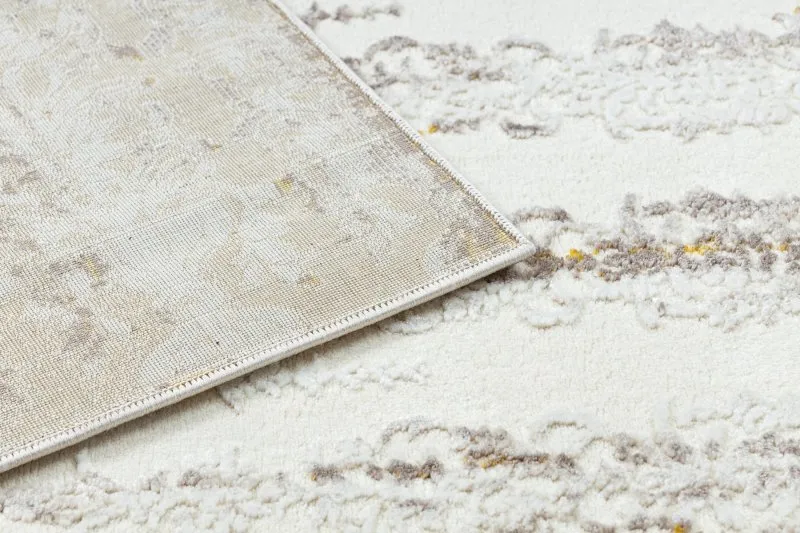 Teppich CORE 241A Ornament Vintage - Strukturell, zwei Ebenen aus Vlies, beige / gold
