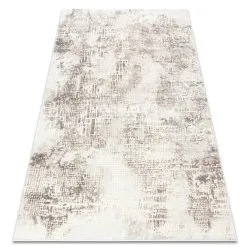 Teppich CORE Abstrakt - Strukturell, zwei Ebenen aus Vlies beige