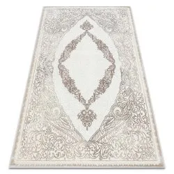 Teppich CORE Ornament Vintage - Strukturell, zwei Ebenen aus Vlies, beige