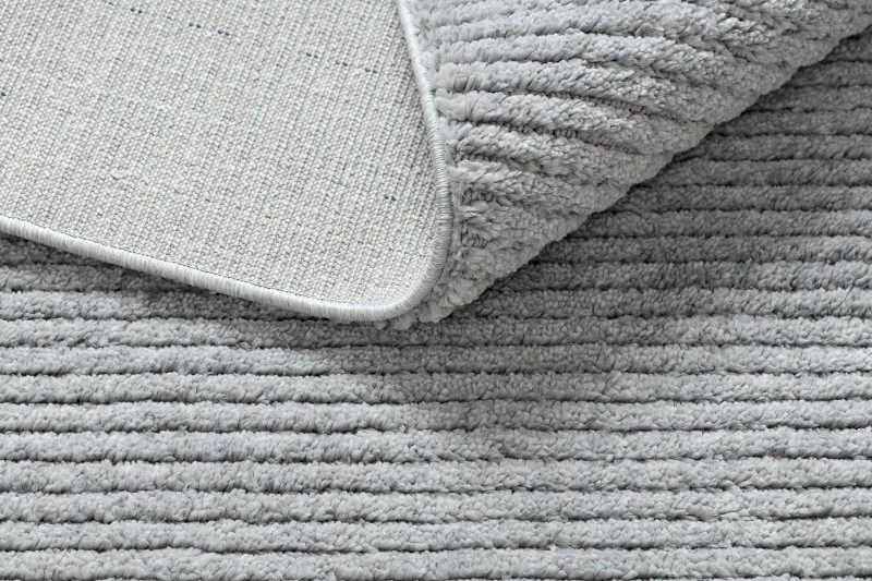 Teppich SEVILLA PC00B Streifen grau Franse berber marokkanisch shaggy
