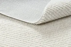 Teppich SEVILLA PC00B Streifen weiß Franse berber marokkanisch shaggy