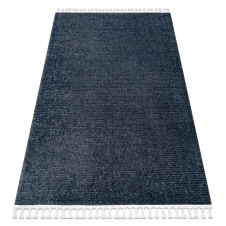 Teppich SEVILLA PC00B Streifen blau Franse berber marokkanisch shaggy
