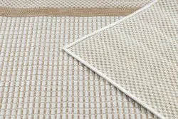 Teppich SISAL SION Rahmen 21782 flach gewebt ecru / beige