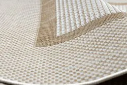 Teppich SISAL SION Rahmen 21782 flach gewebt ecru / beige