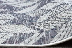 Teppich SISAL SION Fischgrätenmuster 22180 flach gewebt ecru / blau / rosa