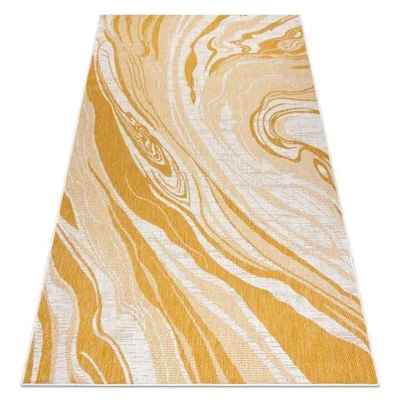 Teppich SISAL SION Marmor 22169 flach gewebt ecru / gelb / beige