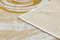 Teppich SISAL SION Marmor 22169 flach gewebt ecru / gelb / beige