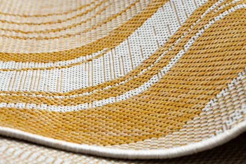 Teppich SISAL SION Marmor 22169 flach gewebt ecru / gelb / beige