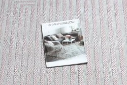 Teppich SISAL SION Labirynth 22376 flach gewebt rosa / ecru