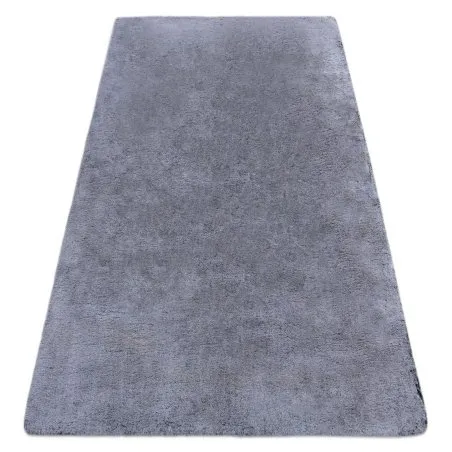 Moderner Waschteppich LAPIN Shaggy, Antirutsch schwarz / elfenbein