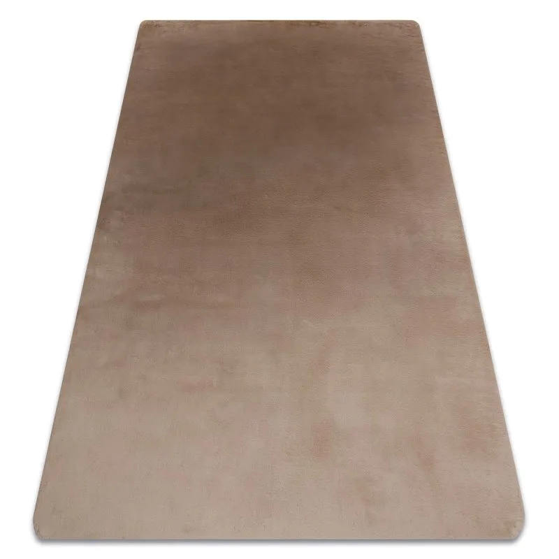 Moderner Waschteppich POSH Shaggy, plüschig, dick Antirutsch Kamel, beige