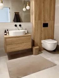 Moderner Waschteppich POSH Shaggy, plüschig, dick Antirutsch Kamel, beige