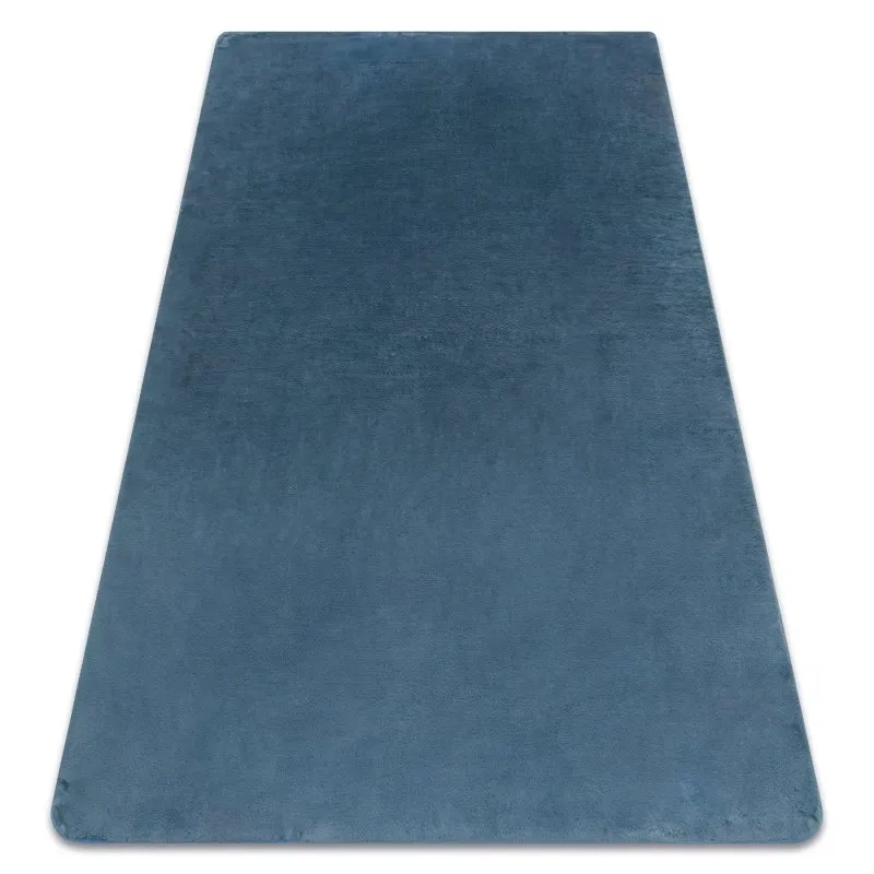 Moderner Waschteppich POSH Shaggy, plüschig, dick Antirutsch blau