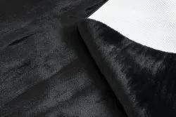 Moderner Waschteppich POSH Shaggy, plüschig, dick Antirutsch schwarz