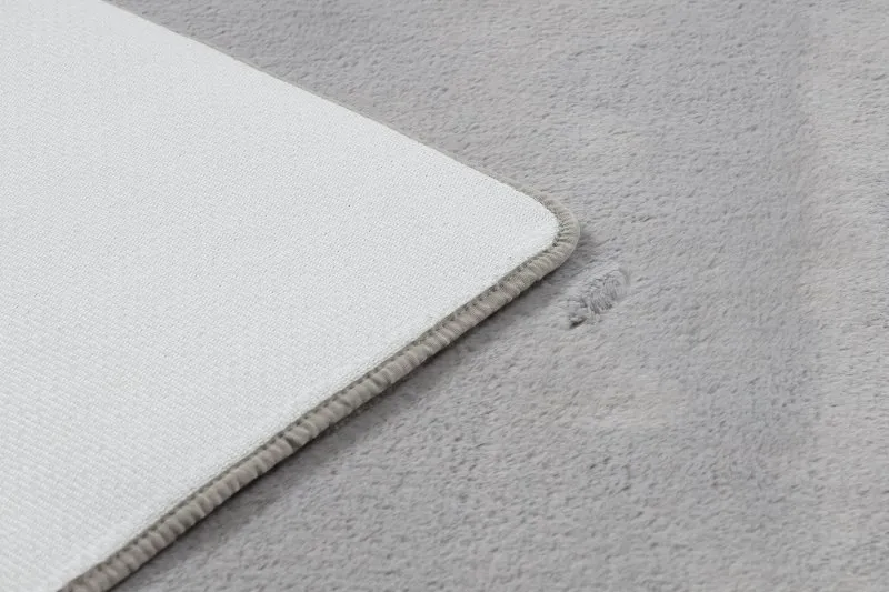 Moderner Waschteppich POSH Shaggy, plüschig, dick Antirutsch grau 