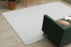 Moderner Waschteppich POSH Shaggy, plüschig, dick Antirutsch elfenbein
