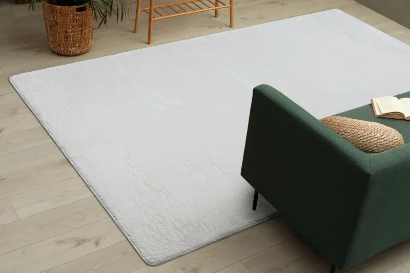 Moderner Waschteppich POSH Shaggy, plüschig, dick Antirutsch elfenbein