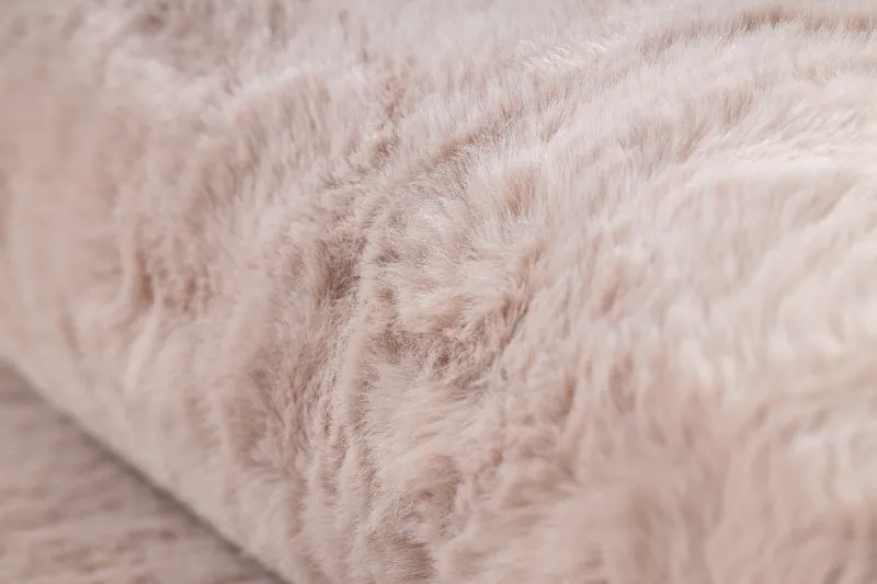 Moderner Waschteppich POSH Kreis Shaggy, plüschig, dick Antirutsch erröten rosa