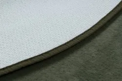 Moderner Waschteppich POSH Kreis Shaggy, plüschig, dick Antirutsch grün