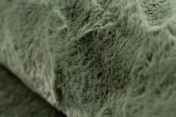 Moderner Waschteppich POSH Kreis Shaggy, plüschig, dick Antirutsch grün