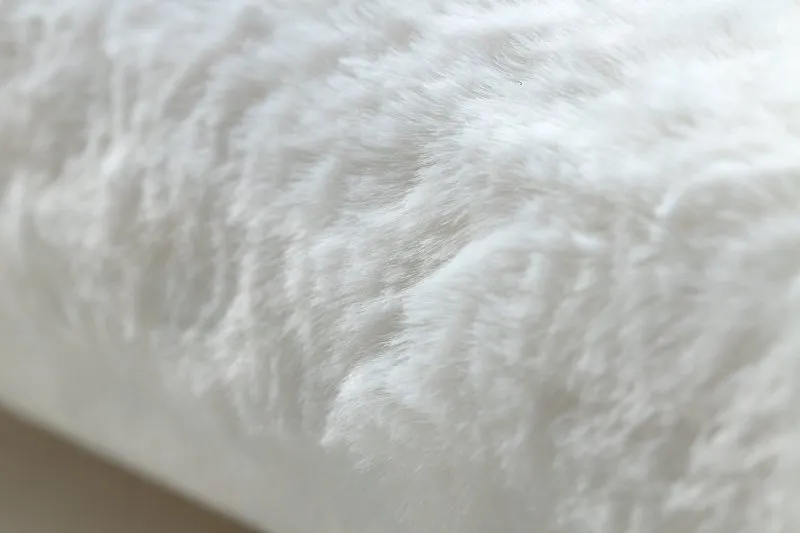 Moderner Waschteppich POSH Kreis Shaggy, plüschig, dick Antirutsch elfenbein