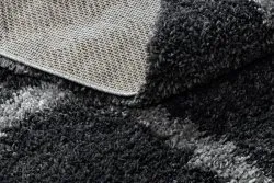 Teppich UNION 3482 Gitter grau Franse berber marokkanisch shaggy zottig