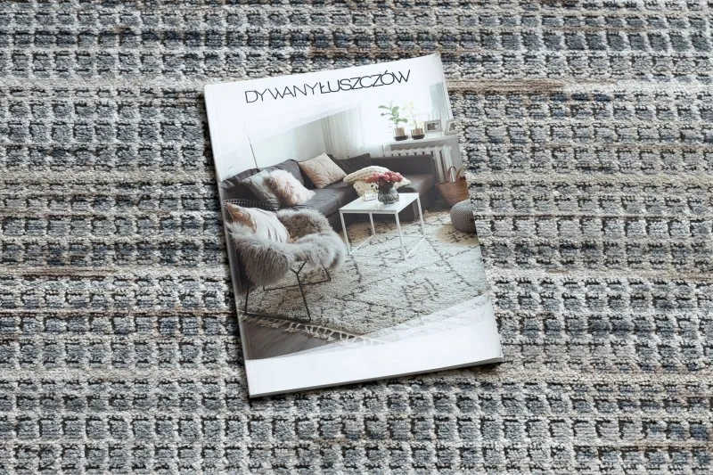 Modern OHIO CF50A Teppich melange - Strukturell zwei Ebenen aus Vlies creme / beige