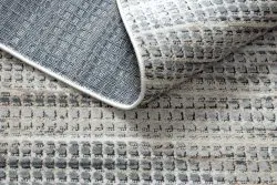 Modern OHIO CF50A Teppich melange - Strukturell zwei Ebenen aus Vlies creme / beige