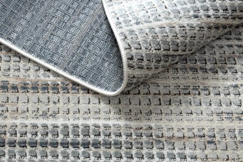 Modern OHIO CF50A Teppich melange - Strukturell zwei Ebenen aus Vlies creme / beige