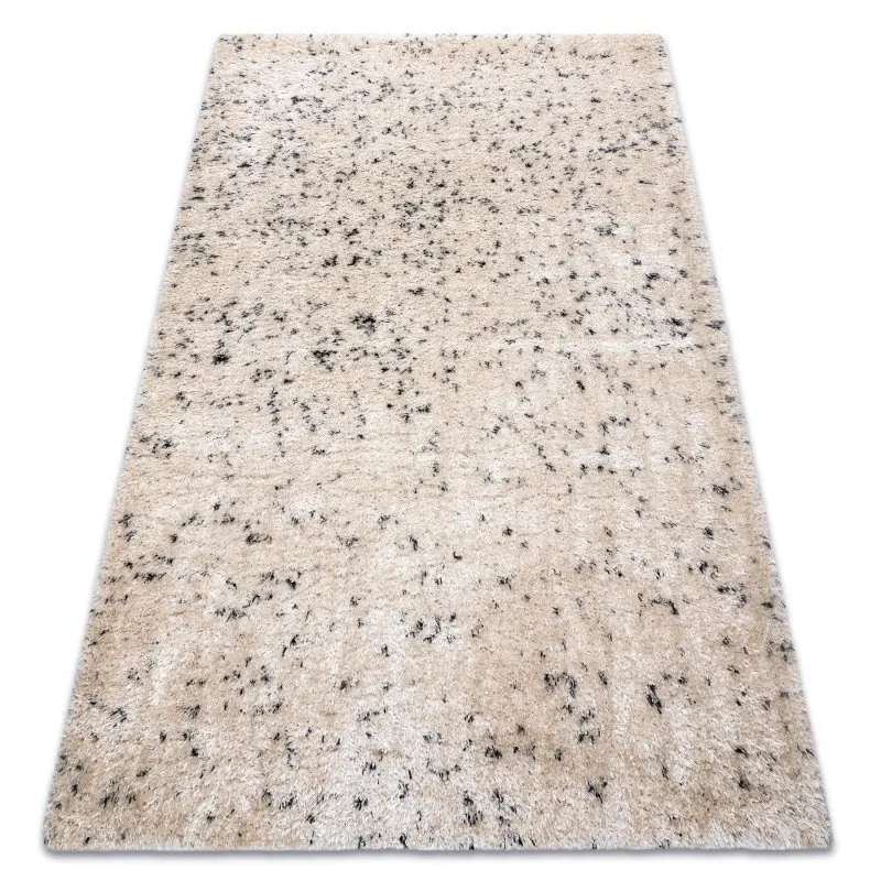 Teppich FLUFFY 2372 Shaggy Salz und Pfeffer - creme / anthrazit