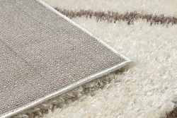 Teppich FLUFFY 2373 Shaggy Gitter - creme / beige
