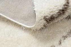 Teppich FLUFFY 2373 Shaggy Gitter - creme / beige