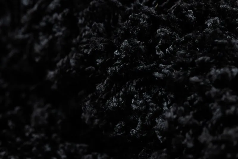 Teppich SOFFI shaggy 5cm schwarz
