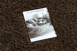 Teppich SOFFI shaggy 5cm braun