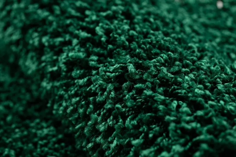 Dywan, Chodnik SOFFI shaggy 5cm butelkowa zieleń - do kuchni, przedpokoju, na korytarz