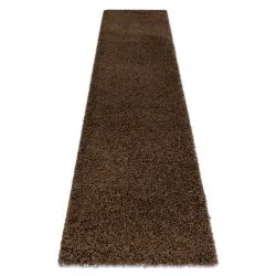 Teppich, Läufer SOFFI shaggy 5cm braun - in die Küche, Halle, Korridor