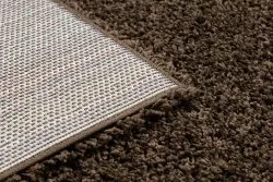 Dywan, Chodnik SOFFI shaggy 5cm brązowy - do kuchni, przedpokoju, na korytarz
