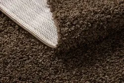 Dywan, Chodnik SOFFI shaggy 5cm brązowy - do kuchni, przedpokoju, na korytarz