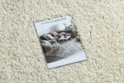 Dywan, Chodnik SOFFI shaggy 5cm krem - do kuchni, przedpokoju, na korytarz