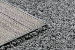 Dywan, Chodnik SOFFI shaggy 5cm szary - do kuchni, przedpokoju, na korytarz