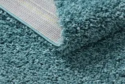 Dywan, Chodnik SOFFI shaggy 5cm niebieski - do kuchni, przedpokoju, na korytarz
