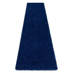 Teppich, Läufer SOFFI shaggy 5cm dunkelblau - in die Küche, Halle, Korridor