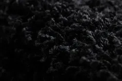 Teppich SOFFI Kreis shaggy 5cm schwarz
