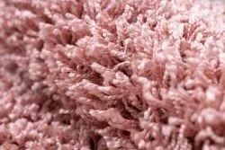 Teppich SOFFI Kreis shaggy 5cm rosa