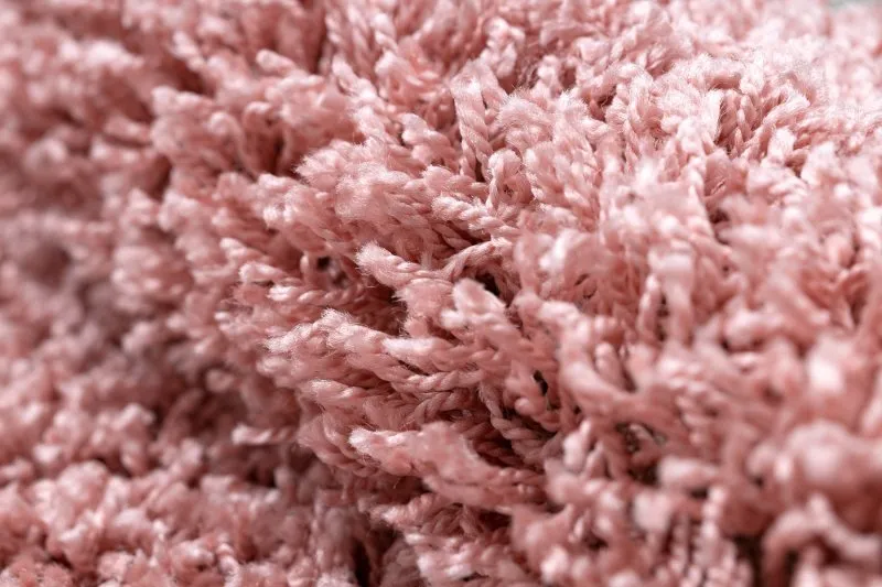 Teppich SOFFI Kreis shaggy 5cm rosa