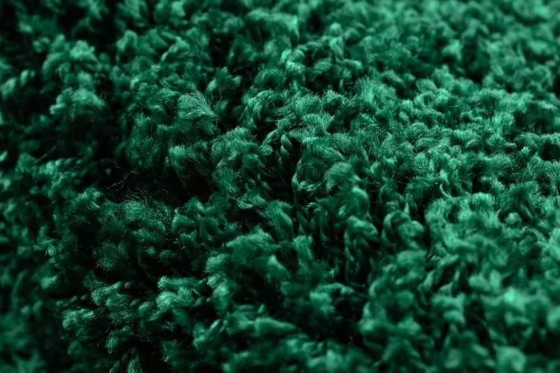 Teppich SOFFI Kreis shaggy 5cm Flaschengrün