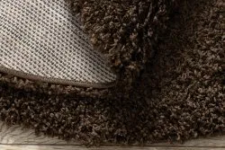 Teppich SOFFI Kreis shaggy 5cm braun