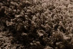 Teppich SOFFI Kreis shaggy 5cm braun