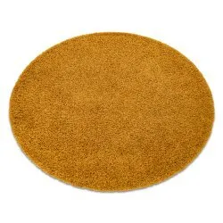 Teppich SOFFI Kreis shaggy 5cm gold