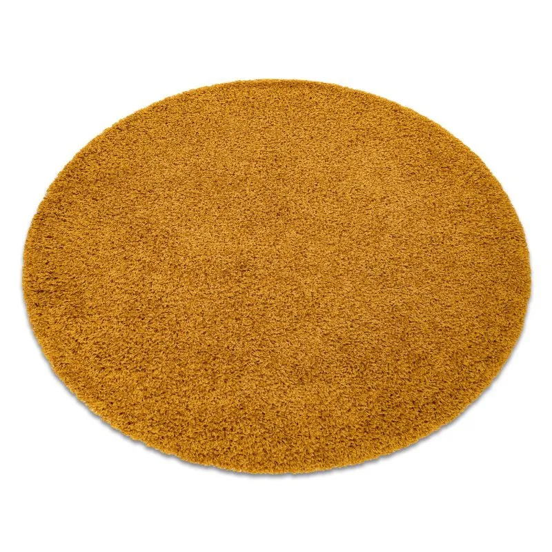Teppich SOFFI Kreis shaggy 5cm gold